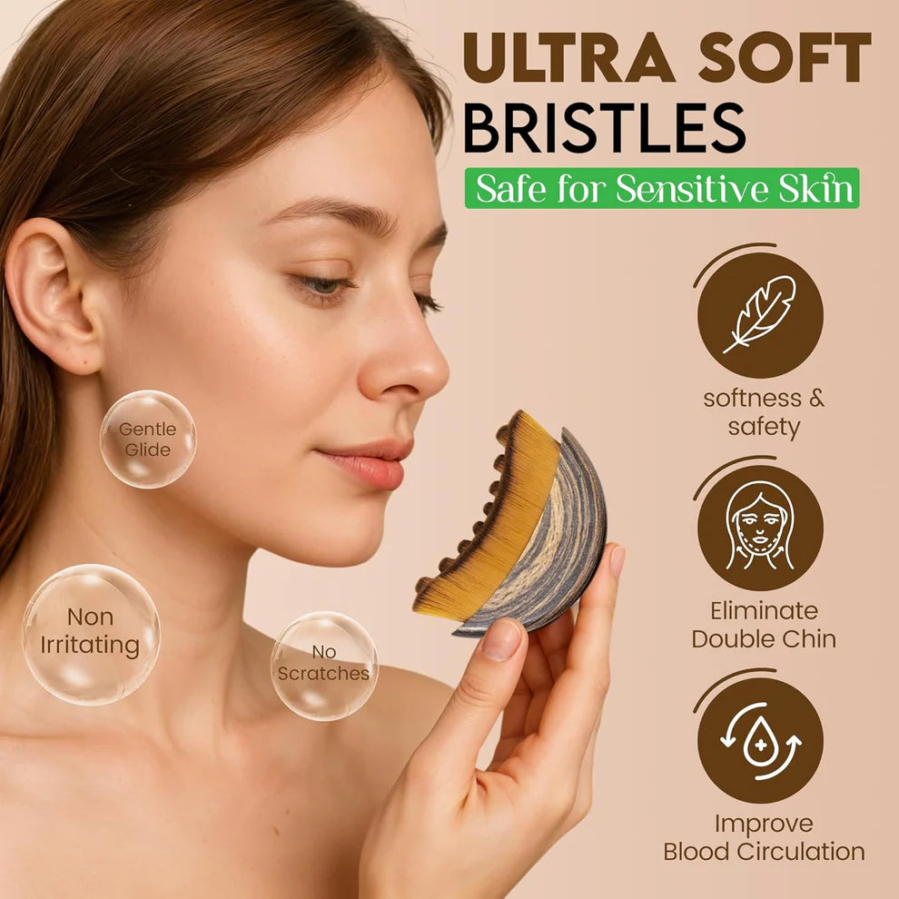 Nerava Lymphatic Contour Face Brush