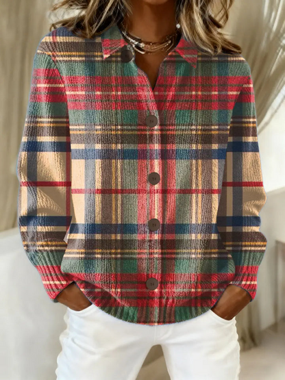 Nerava | Checked Knit Cardigan — Nerava London